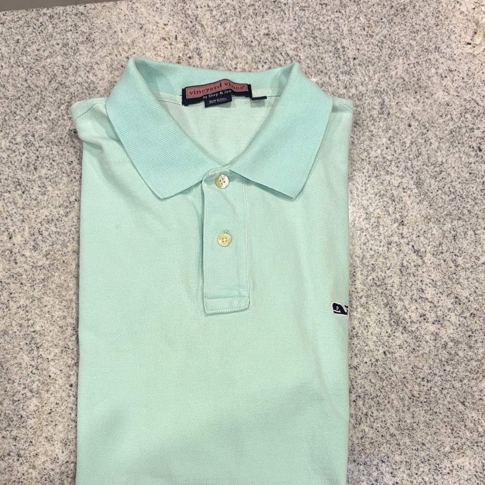 Vineyard Vines Light Green Polo Shirt